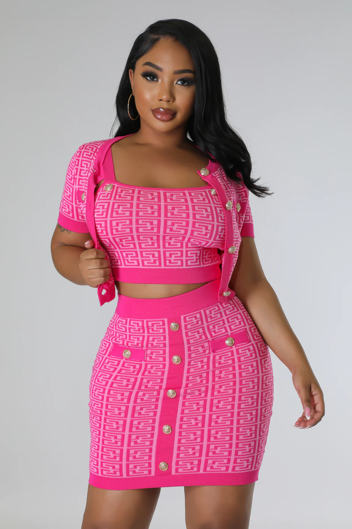 3pc Evanjelina Skirt Set