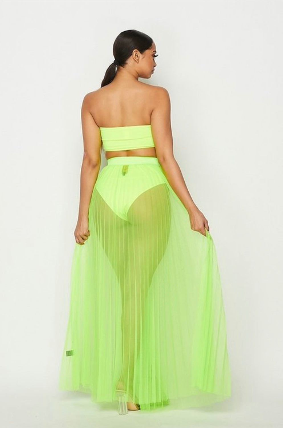 Lime Maxi Skirt