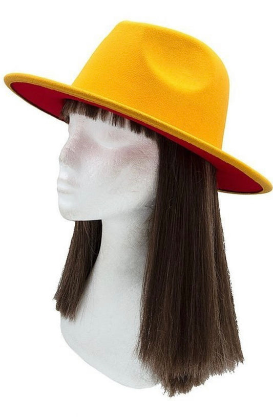 Two Tone Fedora Hat