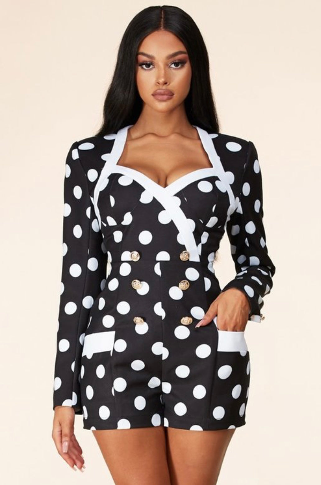 Polka Dote Romper