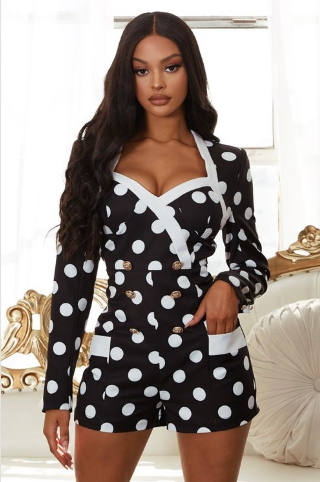 Polka Dote Romper