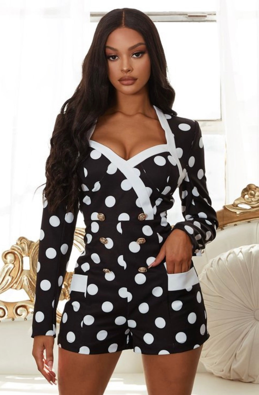 Polka Dote Romper